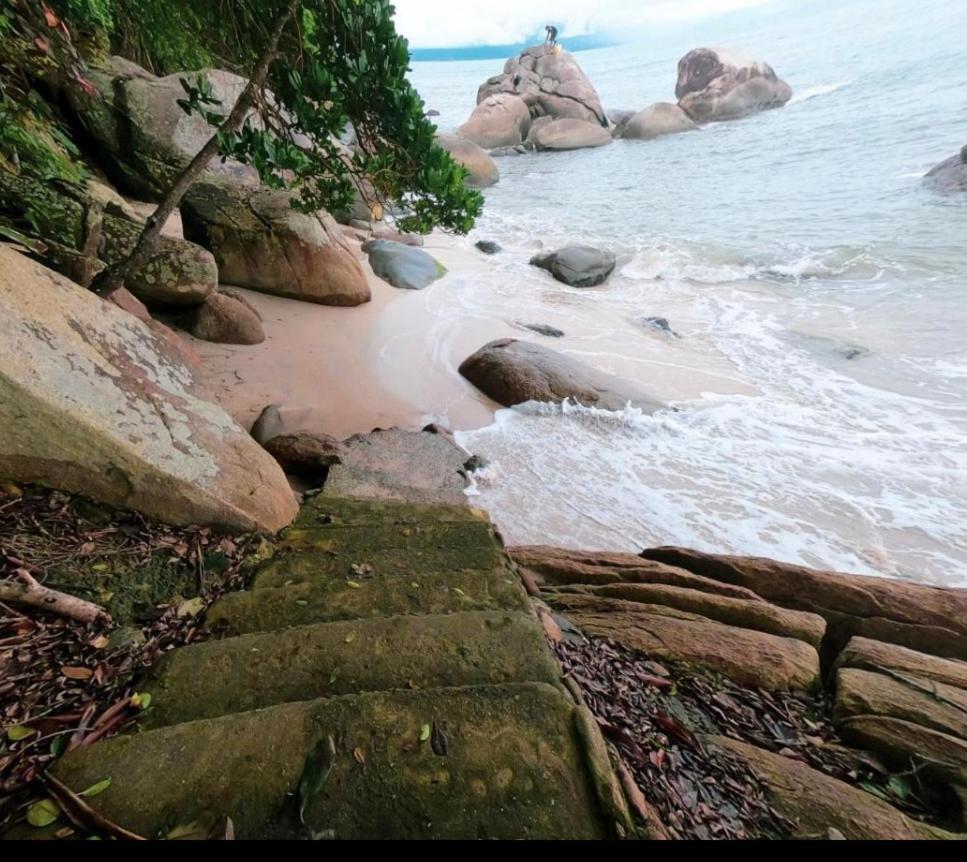 Linda Cobertura Duplex, Pe Na Areia,Vista Linda. Daire Caraguatatuba Dış mekan fotoğraf