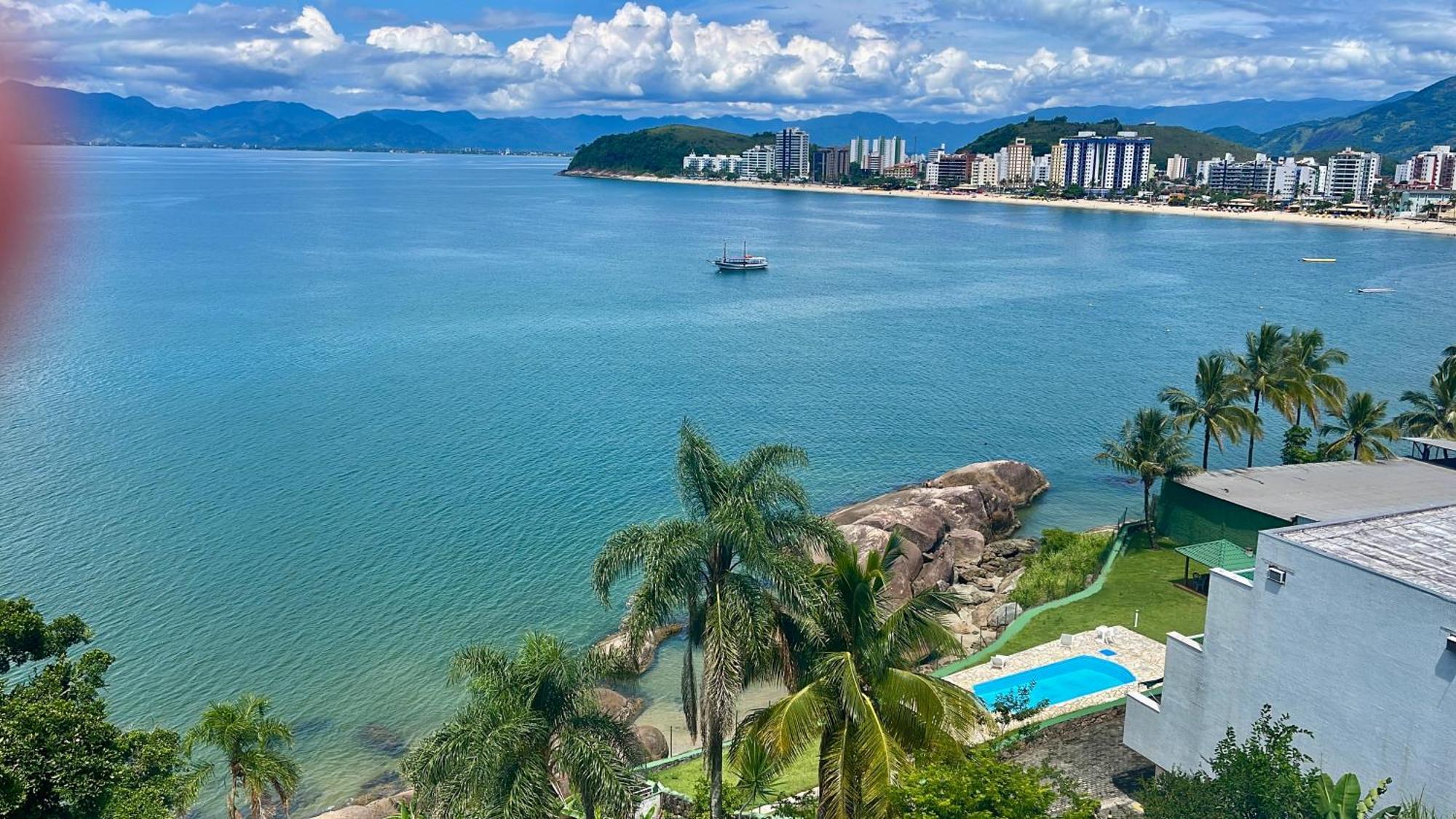 Linda Cobertura Duplex, Pe Na Areia,Vista Linda. Daire Caraguatatuba Dış mekan fotoğraf